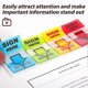 thumbnail image 3 of 500pcs Sign Here stickers, labels stickers self-adhesive Sign Here tabs Sign Post Here flags for home and office, 3 of 5
