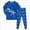 T355-Blue, variant on Boys And Girls Suit Long Pants Regular Long Sleeved Round Neck 3D Printed Back-To-School Pajamas & Dailywear Set 1T 2T 3T 4T 5T 6T Set 4-5 Years