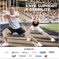 thumbnail image 4 of Rodilleras de compresión Modvel para mujer y hombre (paquete de 2). Ideales para correr, dolor de rodilla, rodilleras deportivas para entrenamiento, desgarro de menisco, ligamento cruzado anterior (LC, 4 of 5