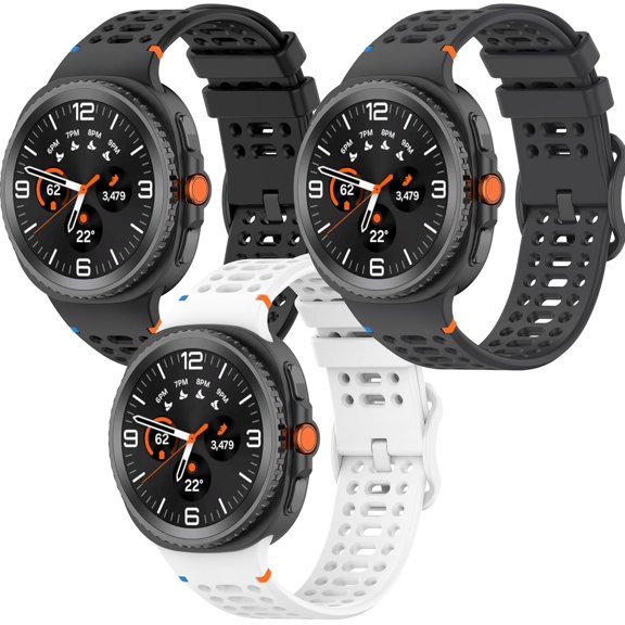 REQO Compatible with Samsung Galaxy Watch 8/Galaxy Watch 8 Classic Band, Soft Silicone Breathable Strap Wristbands for Samsung Galaxy Watch8 Classic Smartwatch