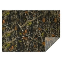 Vine Camo Tree Trunk Pattern Rectangle Tablecloth 60"x84",Waterproof Polyester Rectangle Table Cloth, Wipeable Spillproof Polyester Tablecloth for Dining, Camping, Indoor and Outdoor