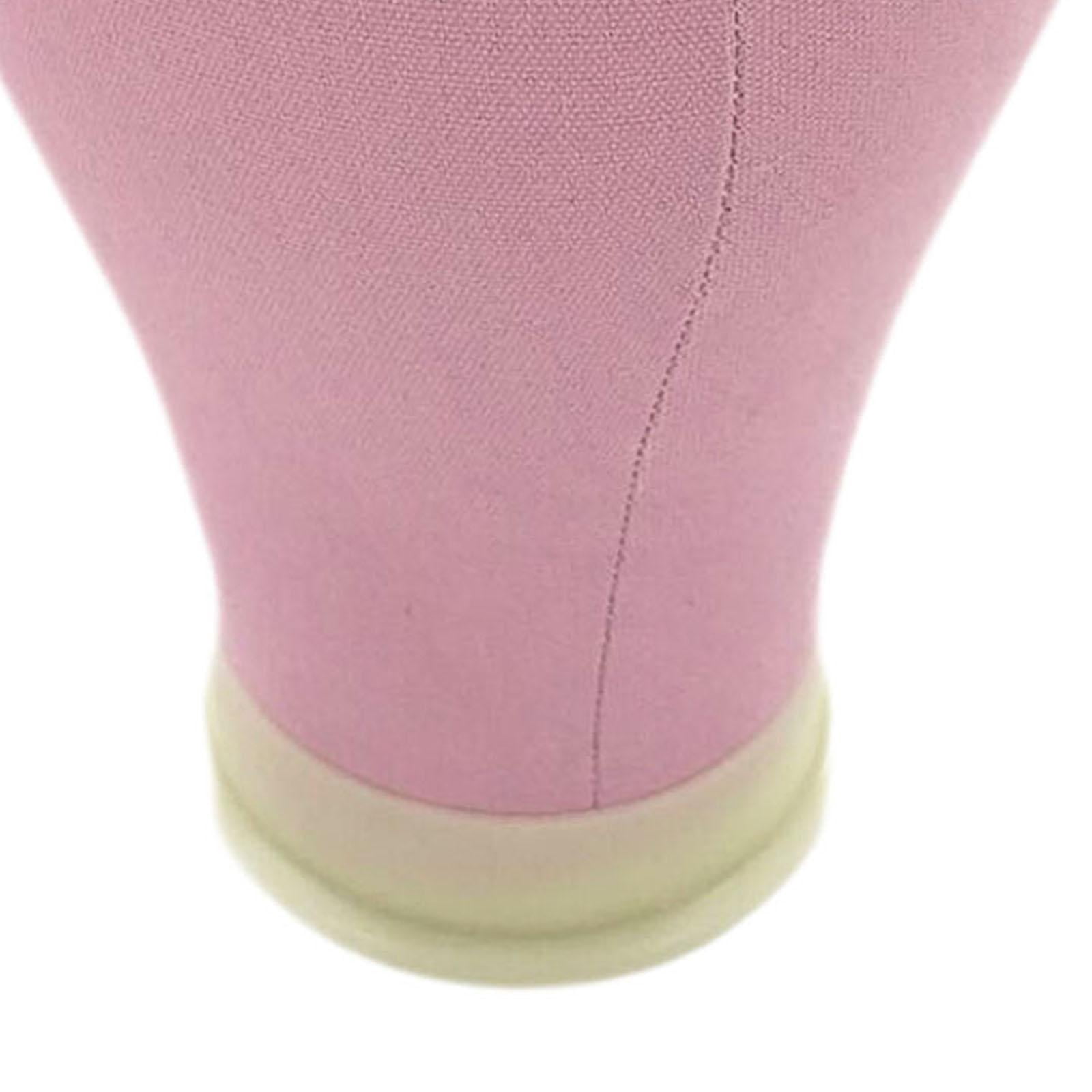 Stgfyxgs Wig Display Head Mannequin Head Model Standing Hairpiece Manikin Caps Storage Rack for Beauty Salon or Shop Jewellery Scarves pink