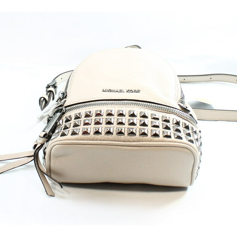 Rhea small shop studded leather backpack