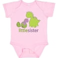 thumbnail image 3 of Inktastic Little Sister Purple Girls Baby Bodysuit, 3 of 5