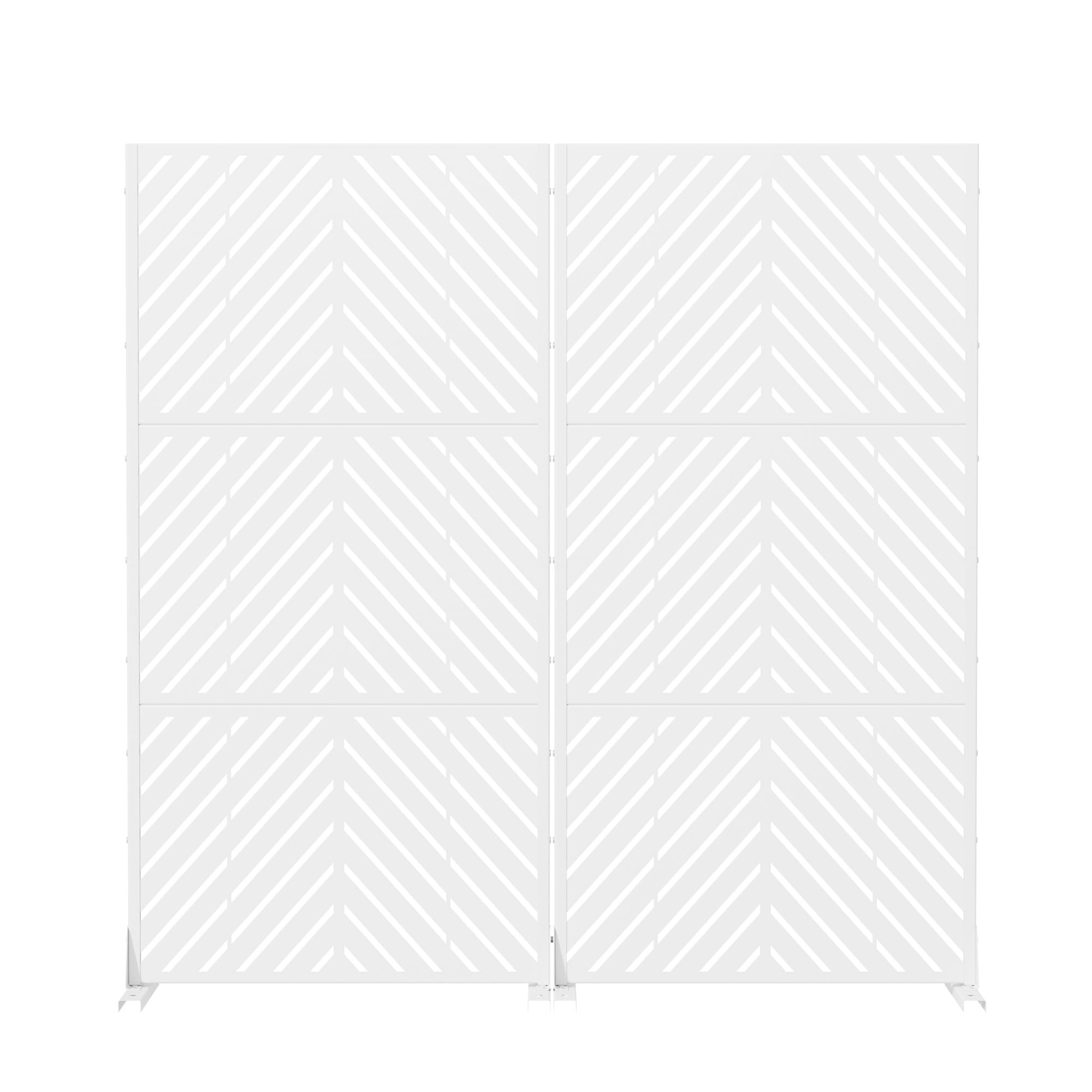 Privacy Metal Screen Fence Panel