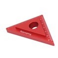 thumbnail image 1 of Ruler, 45 Degree Angle Ruler Dual Layer DIY Easy To Move Aluminum Alloy  for Architectural Drafting Design, 1 of 8