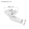 thumbnail image 2 of Unique Bargains Air Conditioner Drain Hose Connector 19mm Tube Elbow Fitting Replacement Part Accessories, Beige 3 Pack, 2 of 4