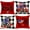Red, variant on 4th of July Decorations Pillow Covers 18 x 18 Set of 4 Buffalo Plaid Stars and Stripes Truck Throw Pillow Covers Patriotic Pillows Independence Memorial Day Decor Cushion Case