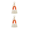 thumbnail image 4 of Llavero accesorio de moda Sonducket Tejiendo arcoíris para mochila DIY decoraciones bolsa colgante Type4 NO4, 4 of 6