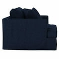 thumbnail image 3 of Sunset Trading Newport Slipcover 52" Fabric Chair & A Half with Ottoman in Navy, 3 of 5