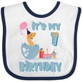 thumbnail image 3 of Inktastic Hatching Dinosaur 1st Birthday Boys or Girls Baby Bib, 3 of 4