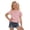 Pink, variant on Gaexia Girls Fashion Ribbed Knit Tee Casual Solid Color With Tie Shoulder Design Basic Shirt For Youth Spring Summer Top (Pink,3-4 Years)