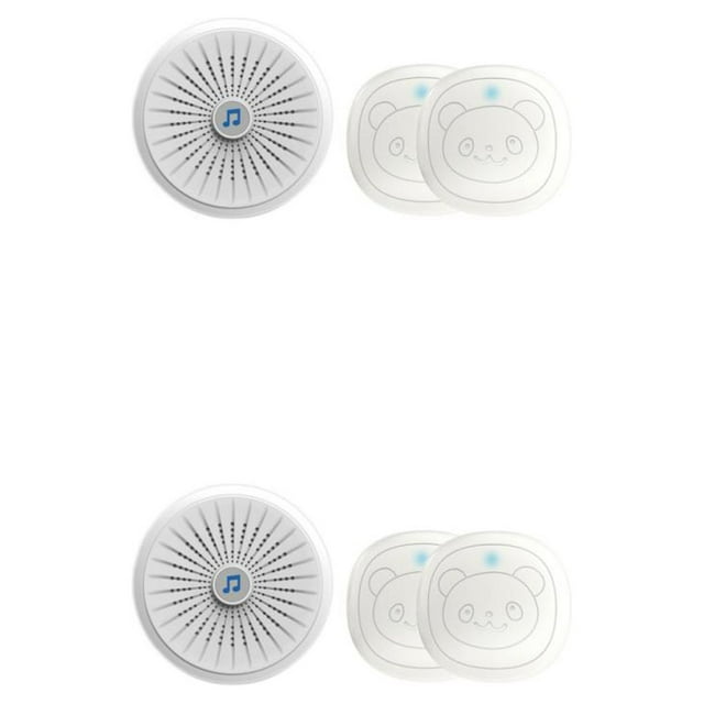 ZheElen Convenient Plug In Wireless Doorbell For Any Door - Intelligent And Durable 2Set