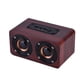 thumbnail image 2 of BRILLAR Altavoces estéreo inalámbricos mini Presidente de Madera portátil Bluetooth Madera roja, 2 of 8