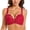 Red, variant on Push-Up Lace Bra for Women Add 2 Cup Sizes Deep Plunge Bras Padded Underwire Support, Black 40D