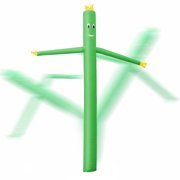 Cloud 9 Inflatable Wacky Waving Tube Man, Green 20 ft Dancing Air Puppet with Flailing Arms