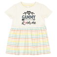thumbnail image 3 of Inktastic Gammy Loves Me Grandchild Girls Baby Dress, 3 of 5