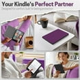thumbnail image 6 of Case for 7" Kindle Paperwhite 12th Generation 2024 / Kindle Colorsoft Signature Edition - PU Leather Protective Folio Cover Case for Kindle Paperwhite Kids with Auto Sleep/Wake, Hot Pink, 6 of 7