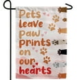 thumbnail image 2 of America Forever Pet Memorial Garden Flag - Pets Touch Our Hearts, Lost Pet Cat Dog Bereavement Remembrance - Double Sided Seasonal Yard Outdoor Decorative Flag - 12.5" x 18", 2 of 7