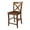 Espresso, variant on International Concepts Vinyard Unfinished Solid Wood 24 in. Counter Height Stool