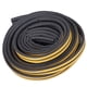 thumbnail image 3 of Burlete de goma para puerta, 2 rodillos, 13 m, forma D, insonorizante, color negro, D9x6, 3 of 14