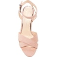 thumbnail image 4 of Jessica Simpson Niara Nude Blush Cross-Band Open-Toe Block Heeled Dress Sandals (Nude Blush, 5.5), 4 of 4