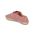 thumbnail image 3 of Refresh CG94 Women Fabric Stripe Lace Up Espadrille Loafer Flat, 3 of 5