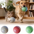 thumbnail image 2 of Leodye 1PCS Interactive Ball Toy, Automatic Rolling and Squeaking Design for Boredom Relief and Play -3IN, 2 of 2