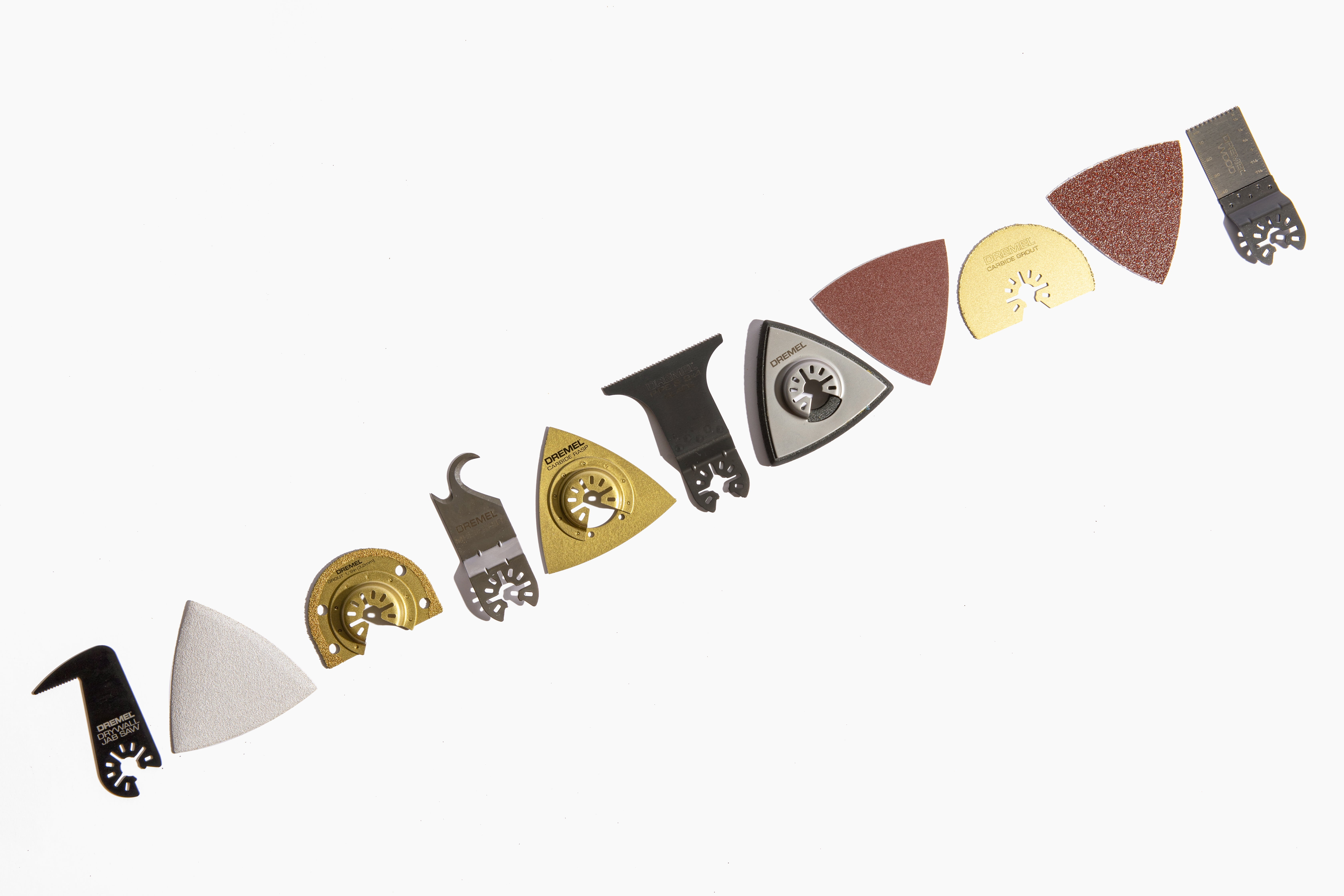Dremel MM479U Japanese Fine Tooth Cut Oscillating Multi-Tool Blades for Wood, Universal Quick Fit ,3 Pieces