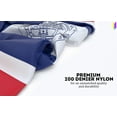 thumbnail image 4 of AGAS Wyoming State Flag 8x12 Ft - Double Sided Print 200D Nylon - Rope Thimble Brass Grommet Stitched Edges Fade Proof Sharp Colors - Large Size Indoor/Outdoor Wyoming Flag, 4 of 5
