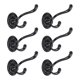 thumbnail image 1 of Gancho para Abrigos ANGGREK 6 Uds vintage con 26 Tornillos, 1 of 7
