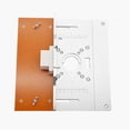 thumbnail image 5 of Placa de inserción de aluminio para mesa de fresado, tablero abatible para fresado eléctrico de madera con guía de calibre de inglete, banco de trabajo para sierra de mesa-C, 5 of 5