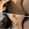 thumbnail image 4 of FESTFENDS 1Par Pendientes De Con De Rhinestones Multicolor Para Estilo Único Y Sofisticado, 4 of 8