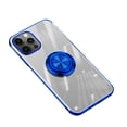 thumbnail image 1 of EGNMCR Phone Case For 12 Pro Max Clear Ultra Slim Soft Electroplated Frame Case Ring Stand Protective Cover, 1 of 5