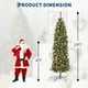 thumbnail image 4 of Árbol de Navidad Pre-Iluminado 12 Pies - Estilo Lápiz para Decoración de Interiores y Exteriores, 4 of 10