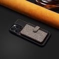 thumbnail image 4 of ELEHOLD for iPhone 15 Pro Max Wallet Case,luxury Business PU leather Credit Card Slot Kickstand Women Men Slim Shockproof Protective Phone Cover for iPhone 15 Pro Max,Gray, 4 of 9