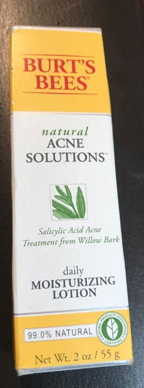 burt's bees natural acne solutions daily moisturizing lotion