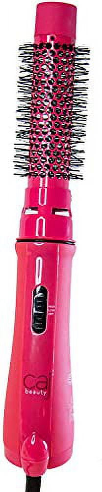 Salon Beauty CAJ 3 in 1 Hair Dryer One Step Volumizer Negative Ion Hair Straightening Curling Hot Air Dryer Brush 1.25 Inch Styler Color May Vary