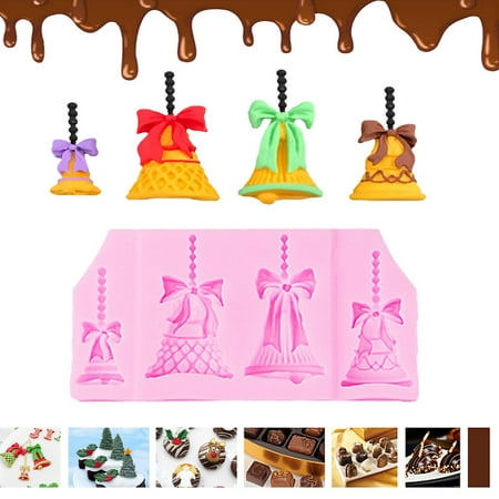 

KEUSN DIY Christmas Cake Mold Christmas Party Cupcake Decoration Tool Silicone Chocolate Candy Mold Epoxy Mold
