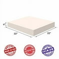 thumbnail image 5 of Upholstery Visco Memory Foam Square Sheet- 4"Hx22W"x22L" - 2.5 lb Regular Density- Luxury Quality- For Sofa, Chair Cushions, Pillows, Doctor Recomended for Backache & Bed Sores- Dream Solutions USA, 5 of 5