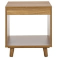 thumbnail image 5 of Safavieh Yona Traditional Wood Open Shelf End Table, Brown Oak, 5 of 11