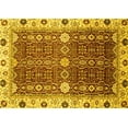 thumbnail image 1 of Ahgly Company Indoor Rectangle Abstract Yellow Modern Area Rugs, 5' x 8', 1 of 4