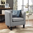 thumbnail image 2 of Modern Contemporary Urban Design Living Lounge Room Armchair, Grey Gray, Fabric, 2 of 5