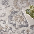 thumbnail image 6 of Nourison Home Series 4 Persian Cream Grey 9' x 12' Area Rug (9x12), 6 of 8