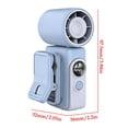 thumbnail image 3 of MTBLYS Portable Mini Fan Hands-Free Clip on Rechargeable 4 Wind Led Display Pocket Size Summer Travel Cooling, 3 of 7