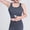 Navy, variant on Women's Solid Color Sports Bra with Pockets - Yoga, Gym, Everyday Wear Navy 2XL