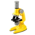 thumbnail image 4 of Microscopio de ciencia para niños 1200x para entrenamiento de habilidades Juguetes interactivos amarillo perfke microscopio de ciencia, 4 of 9
