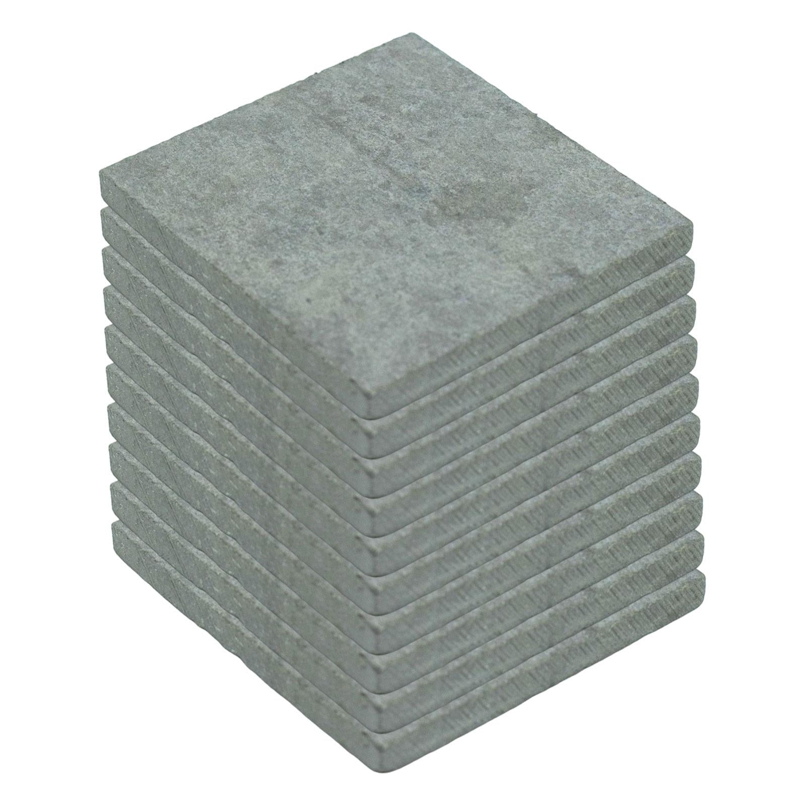 10 Pieces Cement Bricks Hobby Model Kits Cuttable Material for DIY Arts Crafts Building Projects Display