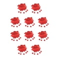 thumbnail image 3 of Inteprter Recortes de papel Hermoso accesorio de boda Material plástico Confeti Buen brillo Scramble Surtido Forma resistente para Red15mm rojo15mm 10piezas Inteprter CBP385611, 3 of 6