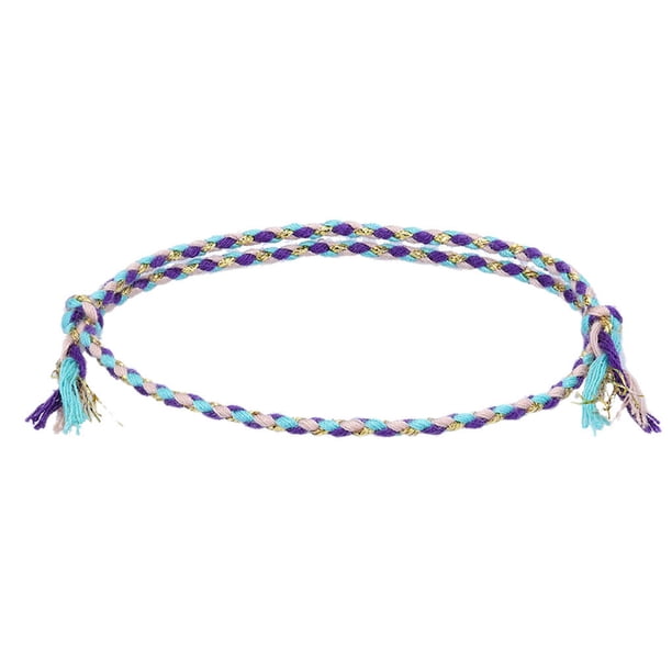 sweethay de cuerda, pulseras bohemias de ganchillo hechas a mano de punto de cuatro pliegues, regalo de playa Universal, accesorios para mujeres Ropa, zapatos y accesorios Miscelánea tipo 16